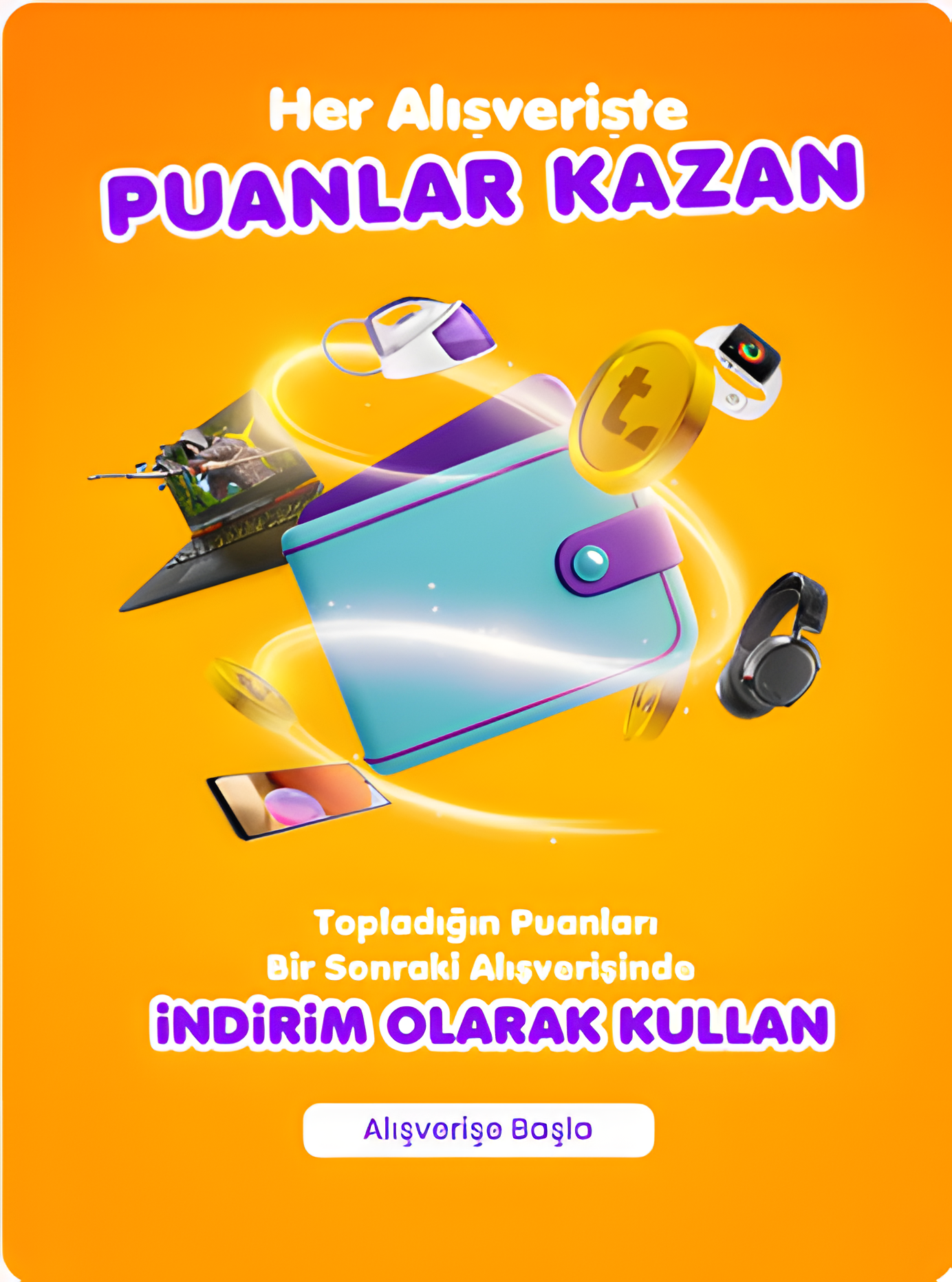 Powerbank Alana Kablo Hediye!