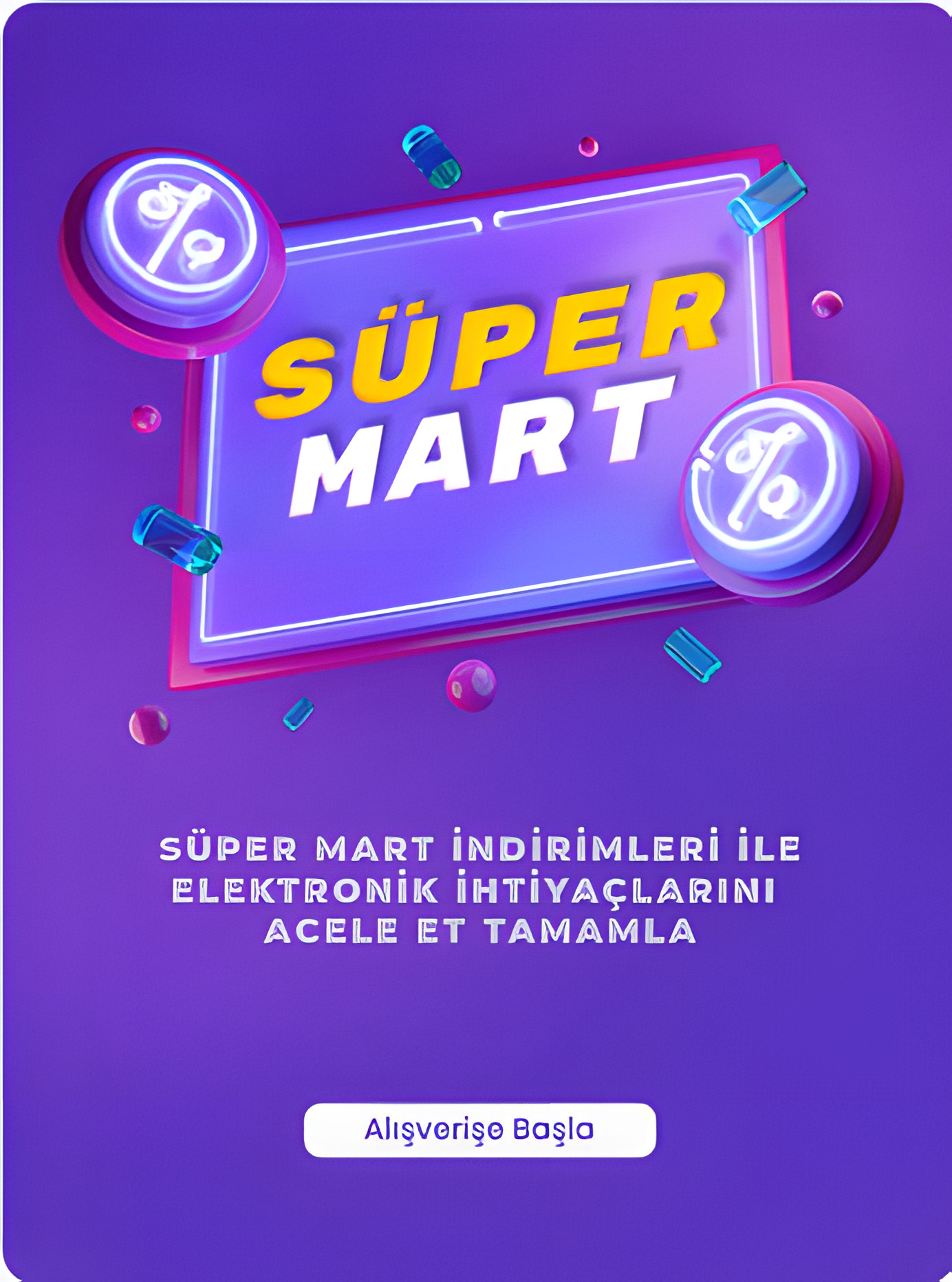 İlk Alışverişine  Hoşgeldin İndirimi